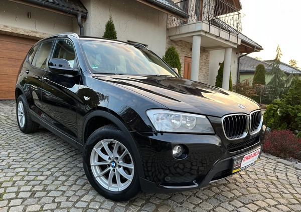 BMW X3 cena 58900 przebieg: 224000, rok produkcji 2012 z Sępopol małe 466